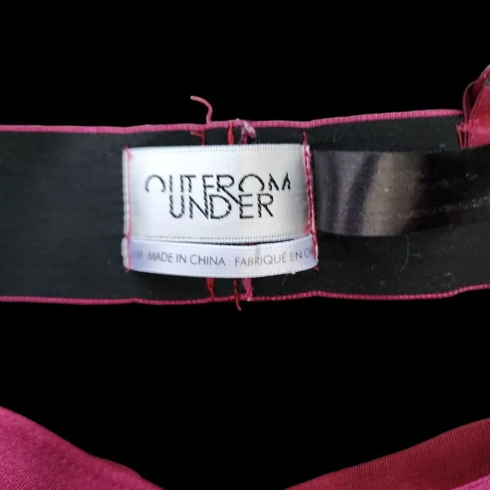 Urban Outfitters Out From Under Rose Appliqué Mesh Bralette Womens SZ‎ Small